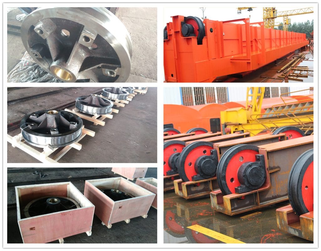 Steel Rail Wheel Forged Stainless Steel Crane Wheel