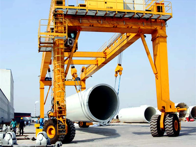 Rubber Tyre Heavy Duty Gantry Crane wheel gantry crane